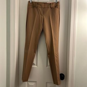 Ann Taylor Dark Beige Business Pants 00 Petite